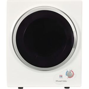 Russell Hobbs RH3VTD800 White 2.5kg Compact Mini Vented Tumble Dryer, Portable, Freestanding Table top Dryer with 3 Heat Settings small Russell Hobbs RH3VTD800 White 2.5kg Compact Mini Vented Tumble Dryer, Portable, Freestanding Table top Dryer with 3 Heat Settings small