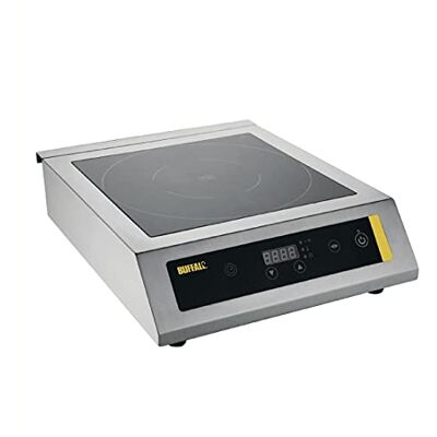 Buffalo Heavy Duty Commercial Induction Hob Stainless Steel 3kW Offers 10 precise power settings, a 0-180min timer, and a protective fan filter to keep professional kitchens running. Buffalo Heavy Duty Commercial Induction Hob Stainless Steel 3kW Offers 10 precise power settings, a 0-180min timer, and a protective fan filter to keep professional kitchens running.
