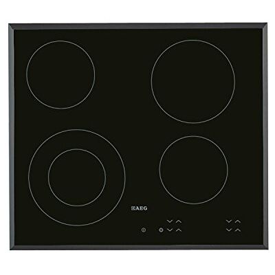 AEG Ceramic Hob HK624010FB, 60 cm, 4 Zones, Black 60 cm width, 4 zones with extendable zone, touch controls, child safety lock, Black AEG Ceramic Hob HK624010FB, 60 cm, 4 Zones, Black 60 cm width, 4 zones with extendable zone, touch controls, child safety lock, Black