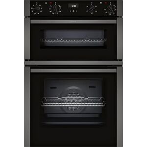 Neff , N50, U1ACE2AG3B, 60cm Built-in Double Oven with CircoTherm, Easy Clean and LCD display in Graphite-Grey Neff , N50, U1ACE2AG3B, 60cm Built-in Double Oven with CircoTherm, Easy Clean and LCD display in Graphite-Grey