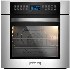 Empava 72L Electric Built In Single Oven Stainless Steel with Fan and Grill Empava 72L Electric Built In Single Oven Stainless Steel with Fan and Grill