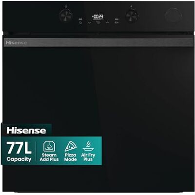 Hisense Hi4 BlackLine 77L BSA66226ADBGUK Built-In Electric Single Oven with Air Fry Black A Rated Hisense Hi4 BlackLine 77L BSA66226ADBGUK Built-In Electric Single Oven with Air Fry Black A Rated