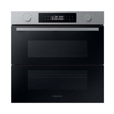SAMSUNG Series 4 Dual Cook Flex Smart Oven with Pyrolytic Cleaning, Colour: Stainless Steel, NV7B45305AS SAMSUNG Series 4 Dual Cook Flex Smart Oven with Pyrolytic Cleaning, Colour: Stainless Steel, NV7B45305AS