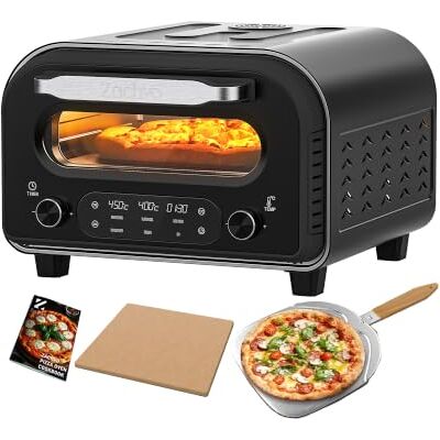 ZACHVO 450°C 90-Second Pro-Style Indoor Electric Pizza Oven ZACHVO 450°C 90-Second Pro-Style Indoor Electric Pizza Oven