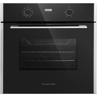Russell Hobbs Built-in 70L Multifunctional Oven in Black, 60cm Wide, With 10 Functions, Single & Double Grill, Defrost, Convection heating, Clock & Timer, Open Door Detection, RHEO7007BS Russell Hobbs Built-in 70L Multifunctional Oven in Black, 60cm Wide, With 10 Functions, Single & Double Grill, Defrost, Convection heating, Clock & Timer, Open Door Detection, RHEO7007BS
