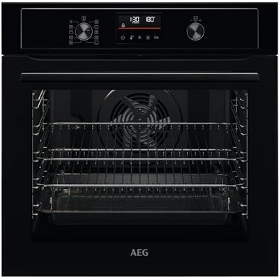 AEG 3000 Series SurroundCook Integrated Oven BPX535061B, 72L, Fast Heat Up, Multilevel Cooking, Turbo Grill, Pyrolytic Self Clean, Defrosting, LED, Child Lock, Built-In 590x560x550mm, Class A+, Black AEG 3000 Series SurroundCook Integrated Oven BPX535061B, 72L, Fast Heat Up, Multilevel Cooking, Turbo Grill, Pyrolytic Self Clean, Defrosting, LED, Child Lock, Built-In 590x560x550mm, Class A+, Black