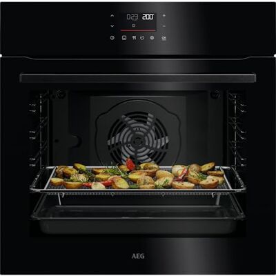 AEG 5000 Series Integrated Built-In Oven OU5PB40PK, 72 L Capacity, SurroundCook Multilevel Cooking, Pyrolytic Self-Cleaning, EXPlore+ Touch LED Display, 30–300°C, 594x596x569mm, Class A++, Black AEG 5000 Series Integrated Built-In Oven OU5PB40PK, 72 L Capacity, SurroundCook Multilevel Cooking, Pyrolytic Self-Cleaning, EXPlore+ Touch LED Display, 30–300°C, 594x596x569mm, Class A++, Black