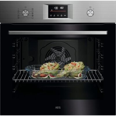 AEG 5000 Series Built-In Oven OU5PB40SM, 72 L, SurroundCook Multilevel Cooking, Pyrolytic Cleaning, EXPlore LED Display, 30–300°C, Energy Class A+, Stainless Steel Antifingerprint AEG 5000 Series Built-In Oven OU5PB40SM, 72 L, SurroundCook Multilevel Cooking, Pyrolytic Cleaning, EXPlore LED Display, 30–300°C, Energy Class A+, Stainless Steel Antifingerprint