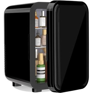 YASHE Mini Fridge, 6 Liter/8 Can 220-240V AC/DC Portable Thermoelectric Cooler Refrigerators for Bedroom, Skincare, Beverage, Office, Dorm Room and Car, Black YASHE Mini Fridge, 6 Liter/8 Can 220-240V AC/DC Portable Thermoelectric Cooler Refrigerators for Bedroom, Skincare, Beverage, Office, Dorm Room and Car, Black
