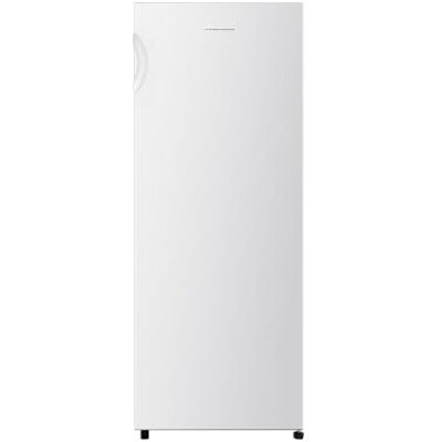 Fridgemaster MTL55242E Freestanding Upright Larder Fridge, Reversible Door, 242 Litre, 55cm Width, White, E Rated Fridgemaster MTL55242E Freestanding Upright Larder Fridge, Reversible Door, 242 Litre, 55cm Width, White, E Rated