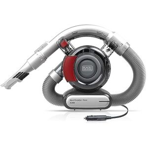 Black & Decker PD1200AV-XJ BLACK+DECKER 12 V Flexi Auto Dustbuster, Grey/Red