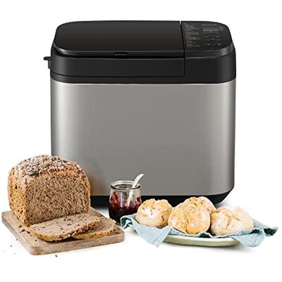 Panasonic SD-YR2550 Fully Automatic Bread Maker, with Yeast/Raisin & Nuts Dispenser, 31 Programmes, 4 Gluten-Free Mode, Dual Temperature Sensors, 13 Hours Digital Timer, Silver Panasonic SD-YR2550 Fully Automatic Bread Maker, with Yeast/Raisin & Nuts Dispenser, 31 Programmes, 4 Gluten-Free Mode, Dual Temperature Sensors, 13 Hours Digital Timer, Silver