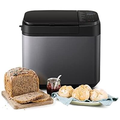 Panasonic SD-YR2540 Fully Automatic Bread Maker, with Yeast/Raisin & Nuts Dispenser, 32 Programmes, 4 Gluten-Free Mode, Dual Temperature Sensors, 13 Hours Digital Timer, Stainless Panasonic SD-YR2540 Fully Automatic Bread Maker, with Yeast/Raisin & Nuts Dispenser, 32 Programmes, 4 Gluten-Free Mode, Dual Temperature Sensors, 13 Hours Digital Timer, Stainless