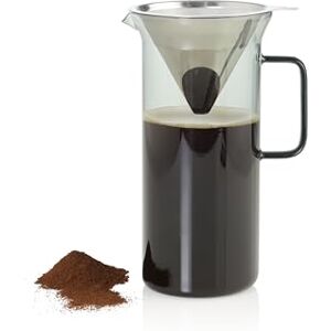 AdHoc Impact Pour Over Coffee Maker with 1L Glass Container, Reuseable Stainless Steel Filter Double Layered, Coffee Brewer, Barista Tool AdHoc Impact Pour Over Coffee Maker with 1L Glass Container, Reuseable Stainless Steel Filter Double Layered, Coffee Brewer, Barista Tool