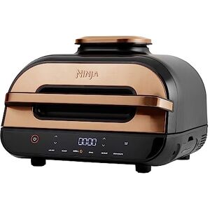 Ninja Foodi MAX Health Grill & Air Fryer 3.8L with Digital Cooking Probe, 6-in-1 Air Fry, Bake, Roast & more, Dishwasher Safe Parts, Large Grill Plate, Copper/Black Amazon Exclusive AG551UKCP Ninja Foodi MAX Health Grill & Air Fryer 3.8L with Digital Cooking Probe, 6-in-1 Air Fry, Bake, Roast & more, Dishwasher Safe Parts, Large Grill Plate, Copper/Black Amazon Exclusive AG551UKCP