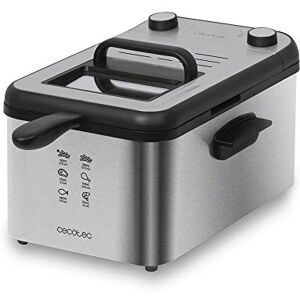 Cecotec CleanFry Infinity Electric Fryer, 1.5–4 Litre Capacity, OilCleaner Filter, Temperature up to 190°C, Dishwasher-Safe Trays 3 Litros Stainless steel Cecotec CleanFry Infinity Electric Fryer, 1.5–4 Litre Capacity, OilCleaner Filter, Temperature up to 190°C, Dishwasher-Safe Trays 3 Litros Stainless steel