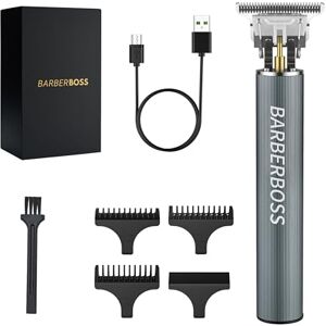 BARBERBOSS Professional Hair Clipper Men, Beard Trimmer for Men Precision Haircut Clippers, Hair Trimmer for Beard, Hair, Face, and Detail Trimming, Men's Grooming Kit BARBERBOSS Professional Hair Clipper Men, Beard Trimmer for Men Precision Haircut Clippers, Hair Trimmer for Beard, Hair, Face, and Detail Trimming, Men's Grooming Kit
