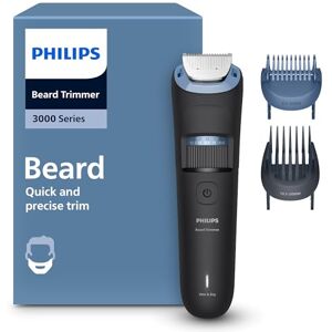 Philips Beard Trimmer 3000 Series Self-Sharpening Metal Blades, 40 Lock-in Settings, Lift&Trim Comb, 100% Waterproof, Battery Indicator, USB Charging, Model BT3660/15 Philips Beard Trimmer 3000 Series Self-Sharpening Metal Blades, 40 Lock-in Settings, Lift&Trim Comb, 100% Waterproof, Battery Indicator, USB Charging, Model BT3660/15