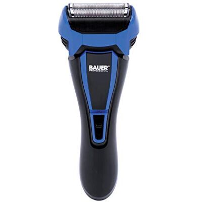 Bauer Professional Bauer Rechargeable Wet & Dry Electric Shaver Comes with a Waterproof Rotary Razor, Floating Heads with Pressure Sensitive Technology, Pop-Up Precision Trimmer Bauer Professional Bauer Rechargeable Wet & Dry Electric Shaver Comes with a Waterproof Rotary Razor, Floating Heads with Pressure Sensitive Technology, Pop-Up Precision Trimmer