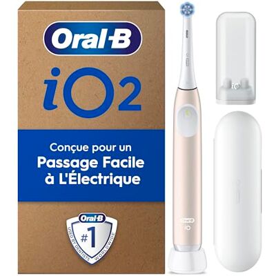 Oral-B iO Series 2 Electric Toothbrush Pink Includes 1 brush head, travel case, well tested by Stiftung Warentest, electric toothbrush with 3 cleaning modes for dental Oral-B iO Series 2 Electric Toothbrush Pink Includes 1 brush head, travel case, well tested by Stiftung Warentest, electric toothbrush with 3 cleaning modes for dental