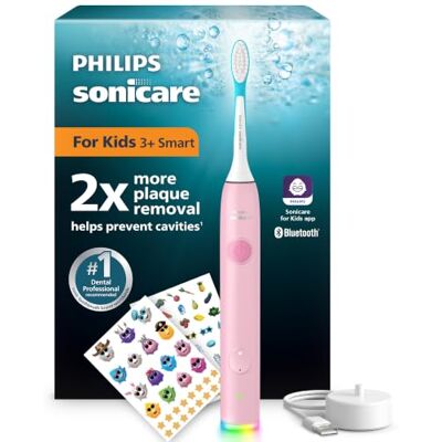 Philips - Sonicare For Kids 3+ HX6600/11 - Pink - Toothbrush Philips - Sonicare For Kids 3+ HX6600/11 - Pink - Toothbrush