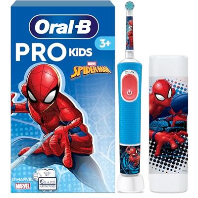 Oral-B Pro Kids Spider-Man Electric Toothbrush Designed by Braun Oral-B Pro Kids Spider-Man Electric Toothbrush Designed by Braun