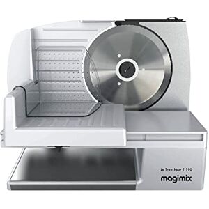 Magimix Deli T190 Food Slicer 19 cm Blade Professional Slicer Ideal for Salami Sausages, Cheese or Bread Stainless Steel, 11651, Silver Magimix Deli T190 Food Slicer 19 cm Blade Professional Slicer Ideal for Salami Sausages, Cheese or Bread Stainless Steel, 11651, Silver