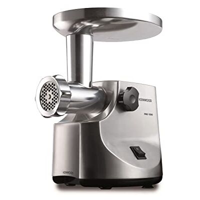 Kenwood MG510 Meat Grinder, 1600 W, Silver Heavy-duty die-cast metal body offers commercial durability, featuring a reverse function to clear blockages quickly. Kenwood MG510 Meat Grinder, 1600 W, Silver Heavy-duty die-cast metal body offers commercial durability, featuring a reverse function to clear blockages quickly.