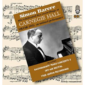 BARERE LIVE AT CARNEGIE HALL 5 BARERE LIVE AT CARNEGIE HALL 5