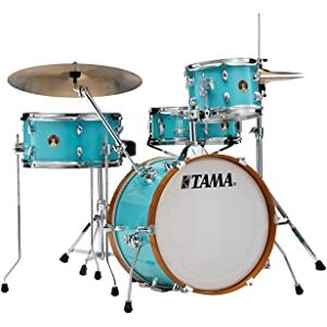 TAMA LJK48H4-AQB Club-JAM 4-Piece Complete Drum Kit 18" Bass Drum Poplar Shells with Hardware Package Aqua Blue TAMA LJK48H4-AQB Club-JAM 4-Piece Complete Drum Kit 18" Bass Drum Poplar Shells with Hardware Package Aqua Blue