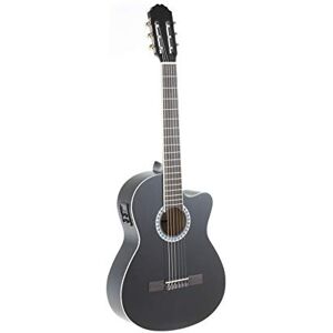 GEWA E-Acoustic Classical Guitar Basic Classic Electro 4/4 Body Limewood Pickup 4-Band EQ with Tuner Cutaway Black GEWA E-Acoustic Classical Guitar Basic Classic Electro 4/4 Body Limewood Pickup 4-Band EQ with Tuner Cutaway Black