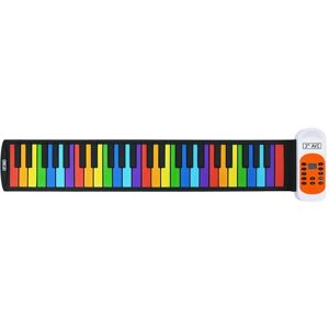 3rd Avenue 49 Key Rainbow Soft Touch Roll Up Piano Keyboard for Beginners with Built-In Speaker 3rd Avenue 49 Key Rainbow Soft Touch Roll Up Piano Keyboard for Beginners with Built-In Speaker