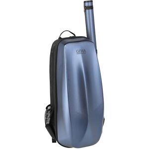 GEWA Space Bag Blue with Bow Case Violin Case/Backpack for 4/4 3/4 Violins Polycarbonate Outer Cover Ergonomic Back Accessory Compartments GEWA Space Bag Blue with Bow Case Violin Case/Backpack for 4/4 3/4 Violins Polycarbonate Outer Cover Ergonomic Back Accessory Compartments