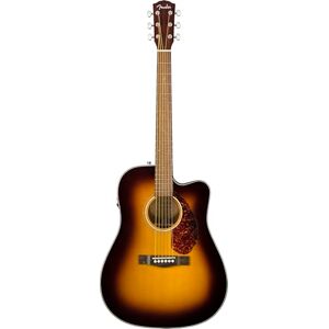Fender CD-140SCE Dreadnought Electro Acoustic Guitar, Sunburst, includes a Hardshell Guitar Case, Comes with Free Virtual Lessons Fender CD-140SCE Dreadnought Electro Acoustic Guitar, Sunburst, includes a Hardshell Guitar Case, Comes with Free Virtual Lessons