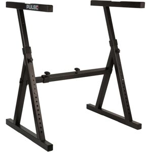 PULSE Heavy Duty Z Stand – Adjustable Keyboard & DJ Equipment Stand – Fits 88-Key Keyboards, CDJ, Turntables & Mixers – Max Load 80kg PULSE Heavy Duty Z Stand – Adjustable Keyboard & DJ Equipment Stand – Fits 88-Key Keyboards, CDJ, Turntables & Mixers – Max Load 80kg