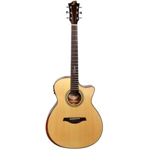 Sevinia Signature Series Electro-Acoustic Guitar All-Solid Body, Solid Spruce Top with Mahogany Back & Sides, Tuner, 3 Band EQ, Supplied with Padded Gig Bag & Strap Body style: Grand Auditorium Sevinia Signature Series Electro-Acoustic Guitar All-Solid Body, Solid Spruce Top with Mahogany Back & Sides, Tuner, 3 Band EQ, Supplied with Padded Gig Bag & Strap Body style: Grand Auditorium
