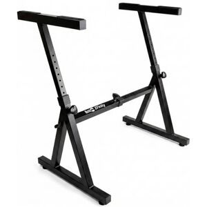 RockJam RJZZ363 Z-Frame Keyboard Stand, Heavy Duty Adjustable Digital Piano Z Stand with 8 Height Levels, Anti-Slip Pads, Black Steel Frame RockJam RJZZ363 Z-Frame Keyboard Stand, Heavy Duty Adjustable Digital Piano Z Stand with 8 Height Levels, Anti-Slip Pads, Black Steel Frame