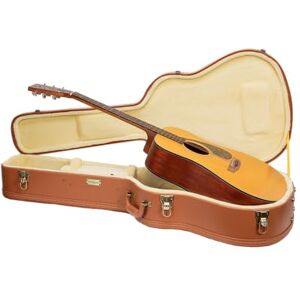 Crossrock Relief Series Dreadnought Guitar Case for Gibson J-45 / Martin D-Style Carved Red Wood Finish, Ivory Plush Interior, Lock – Premium Wooden Hardshell Redwood(CRW630DRO) Crossrock Relief Series Dreadnought Guitar Case for Gibson J-45 / Martin D-Style Carved Red Wood Finish, Ivory Plush Interior, Lock – Premium Wooden Hardshell Redwood(CRW630DRO)