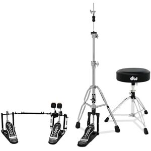 Drum Workshop 3000 3-Pc Hardware Pk, Double Pedal Drum Workshop 3000 3-Pc Hardware Pk, Double Pedal