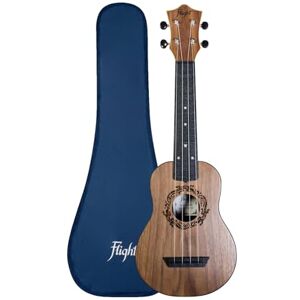 Flight Music Ukuleles TUS50 Travel Ukulele Walnut Top Flight Music Ukuleles TUS50 Travel Ukulele Walnut Top