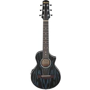 Ibanez EWP16EWB-GAO Piccolo Electro Acoustic Guitar with Bag – Compact Steel String with Florentine Cutaway, Figured Ash Top & Body, Undersaddle Pickup & AEQ-2U Preamp Galaxy Aqua Open Pore Ibanez EWP16EWB-GAO Piccolo Electro Acoustic Guitar with Bag – Compact Steel String with Florentine Cutaway, Figured Ash Top & Body, Undersaddle Pickup & AEQ-2U Preamp Galaxy Aqua Open Pore