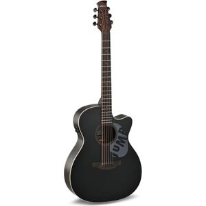Applause electric acoustic guitar Jump Dark Matter AEO-69-5S, top: solid European spruce, cutaway, open-pore matt finish rosewood, top matt black, preamp with tuner, black machine heads Applause electric acoustic guitar Jump Dark Matter AEO-69-5S, top: solid European spruce, cutaway, open-pore matt finish rosewood, top matt black, preamp with tuner, black machine heads