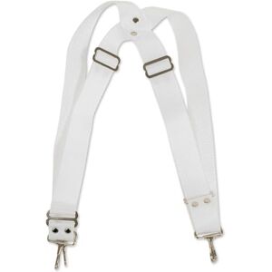 GEWA Marching Drum, Marching Drum Accessories, Bass Drum Carrying Strap, nylon white, 5 cm wide, adjustable with carabiner GEWA Marching Drum, Marching Drum Accessories, Bass Drum Carrying Strap, nylon white, 5 cm wide, adjustable with carabiner