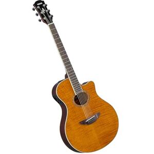 Yamaha APX600FM Electro-Acoustic Guitar – Flame Maple Top, Slim Thinline Body, 25” Scale, System65 Pickup, EQ, Built-In Tuner – Amber Yamaha APX600FM Electro-Acoustic Guitar – Flame Maple Top, Slim Thinline Body, 25” Scale, System65 Pickup, EQ, Built-In Tuner – Amber
