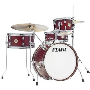 TAMA Club-JAM 4-piece complete drum kit with 18" bass drum With Hardware Satin Buregundy Elm TAMA Club-JAM 4-piece complete drum kit with 18" bass drum With Hardware Satin Buregundy Elm