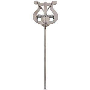GEWA Marching Music Holder Nickel Plated Small Lyra 2 Pushers Stem Length 14 cm GEWA Marching Music Holder Nickel Plated Small Lyra 2 Pushers Stem Length 14 cm