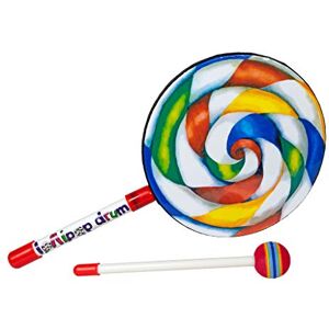 Percussion Plus PP1189 Lollipop Drum,Multicolor,8 Percussion Plus PP1189 Lollipop Drum,Multicolor,8