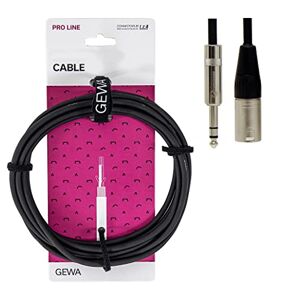 Alpha GEWA Alpha Audio 190717 Pro Line Symmetrische Audioverbindung-Kabel (6 m, Stereoklinke auf XLR)