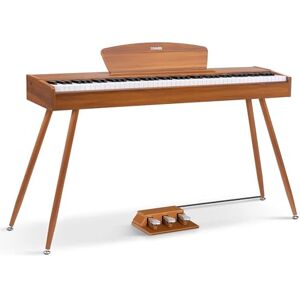Donner DDP-80 Digital Piano 88 Key Weighted Keyboard, Full Size Electric Piano for Beginners Adults, with Music Stand, Triple Pedal, Supports USB-MIDI, Gifts for Women Men Girls Donner DDP-80 Digital Piano 88 Key Weighted Keyboard, Full Size Electric Piano for Beginners Adults, with Music Stand, Triple Pedal, Supports USB-MIDI, Gifts for Women Men Girls