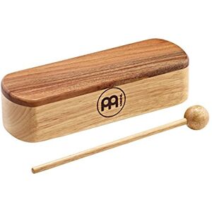 Meinl Percussion Professional Wood Block Large Percussion Instrument Incl. Wooden Beater With Rosewood Striking Surface Siam Oak, Natural (PMWB1-L) Meinl Percussion Professional Wood Block Large Percussion Instrument Incl. Wooden Beater With Rosewood Striking Surface Siam Oak, Natural (PMWB1-L)